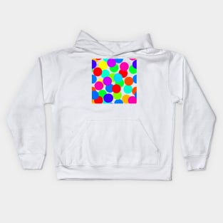 Rainbow Polka Dots Kids Hoodie